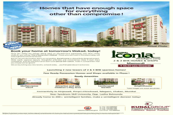 Launching 2 new towers of 2 & 3 BHK homes at Kunal Iconia in Pune